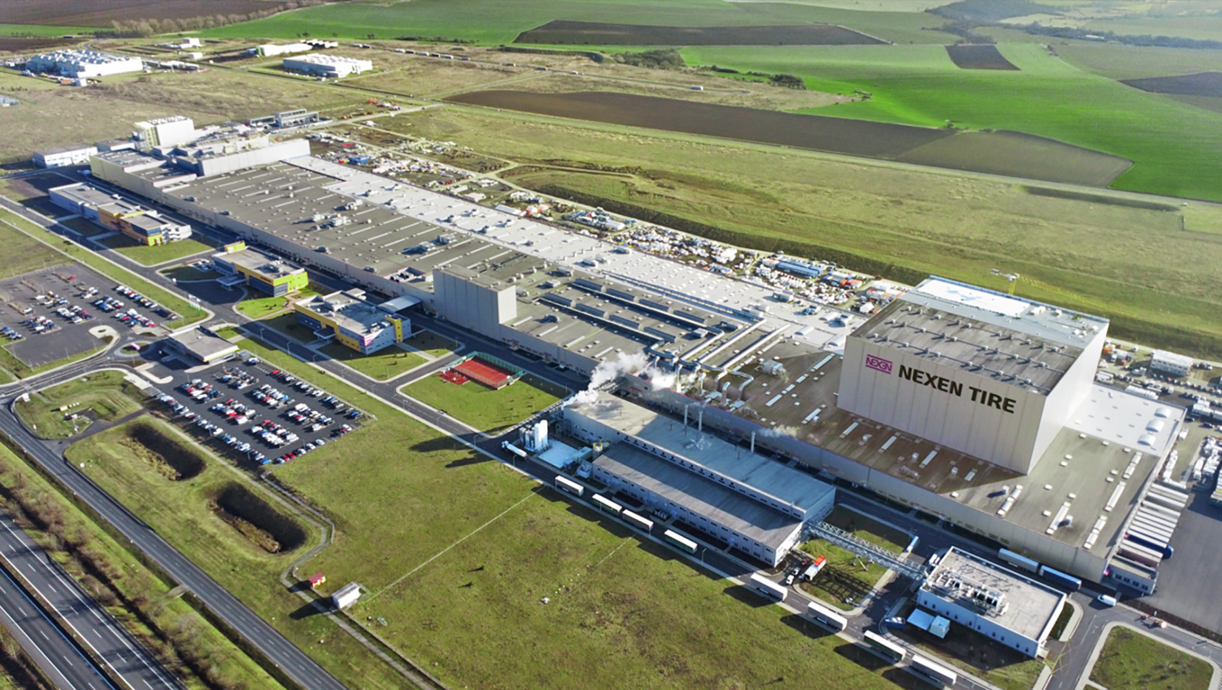 Nexen Produktionswerk in Žatec, Tschechien.